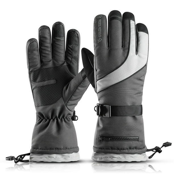 Eigraketly Guantes de invierno Dulce regalo Resiliencia Mitones para exteriores Suministros de ciclismo ajustables Equipo deportivo Ropa de ciclismo Ciclismo SK03/Gris/XL Eigraketly OD025879-29