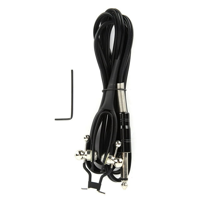 Cordón del clip del tatuaje, línea de fuente de alimentación del tatuaje del 1.8m Cable del tatuaje del silicón diseñado a medida