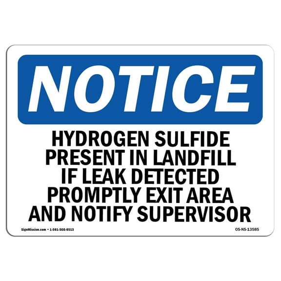 SignMission OS-NS-A-1014-V-13427 10 x 14 in. OSHA Notice Sign - Hearing Protection