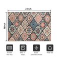 thumbnail image 5 of Multicolor Ethnic Mandala Pattern Door Rugs,Washable Non Slip Door Mats Indoor,Decorative Door Mats,Entry Mat Indoor for Entrance,Bedroom,Kitchen,Bathroom,16"x24", 5 of 6