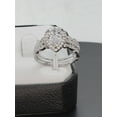 thumbnail image 5 of 3.8ct Halo Pear Cut Bridal Wedding Engagement Ring Diamond Simulated 925 Sterling Silver Anniversary Rings SKU:00157, 5 of 5