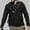 Black, variant on Fleece Sweatshirts for Men Casual Slim Fit Mock Neck Button Up Thermal Henley Pullover Thick Warm Sweater with Pocket Coffee L