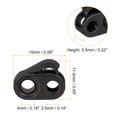 thumbnail image 2 of Unique Bargains 20Pack Alloy Spring Cord Lock Ends Toggle for Shoelaces Black 15x11.5mm, 2 of 5