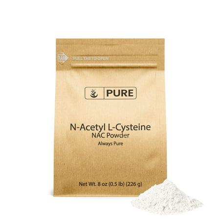 PURE ORIGINAL INGREDIENTS NAC N-Acetyl L-Cysteine Powder 8 oz Lab Verified, Always Pure, No Fillers