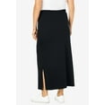 thumbnail image 6 of Woman Within Plus Size Sport Knit Side-Slit Skirt, 6 of 6