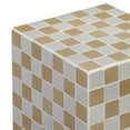 thumbnail image 6 of JONATHAN Y END2000I Callista 18" Modern Bohemian Ceramic Tiled Rectangle End Table, Khaki Yellow/Light Gray, 6 of 6