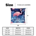 thumbnail image 5 of Flamingo Pillow Covers Set of 2 with Unique Patterns for Bed, Chair, and Throw Pillows - Available in 16x16, 18x18, and 20x20 Inchesfor Various Occasions, 5 of 6