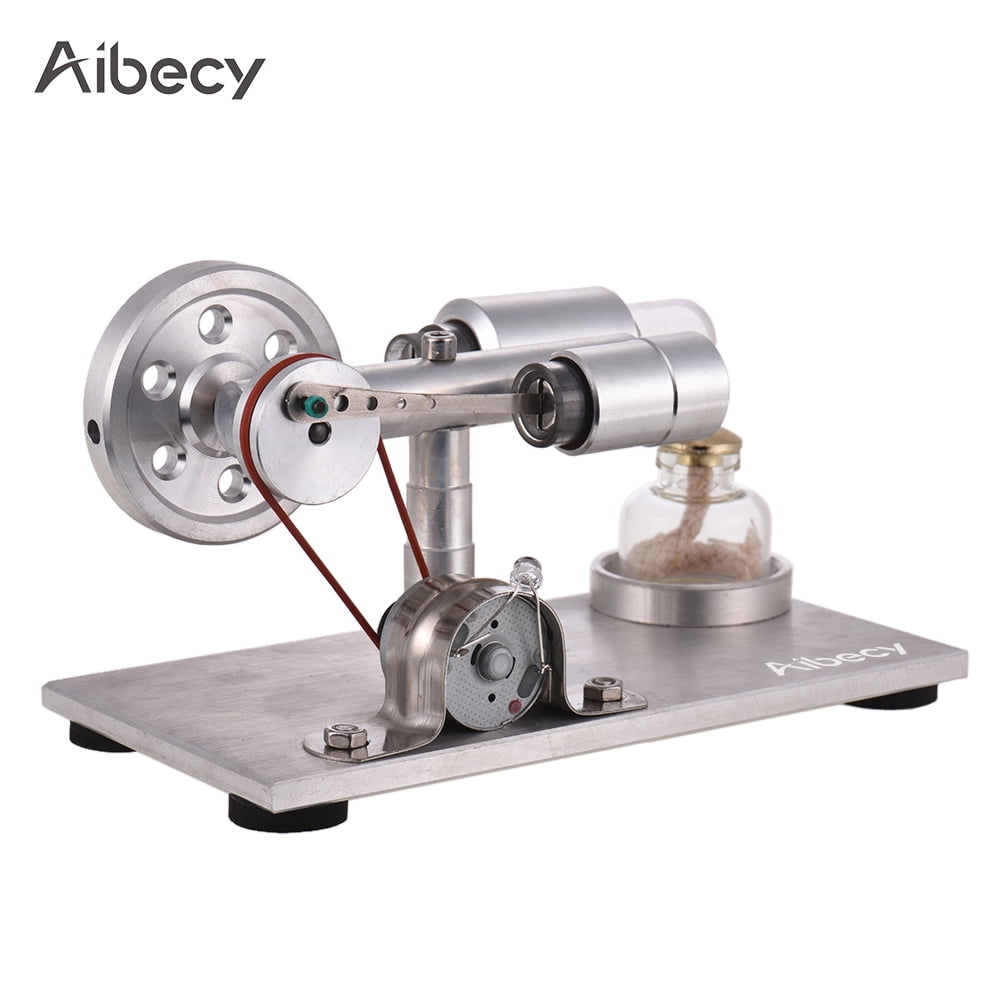 Details about   Hot Air Stirling Engine Motor Model Educational Toy Electricity Generator 