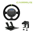 CAMMUS C5 Steering Wheel Bundle,Gaming Direct Drive Driving Wheel with