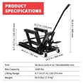 thumbnail image 4 of AKDSteel Hydraulic Motorcycle Lift Jack, 1500 Lb Heavy Duty Scissor Jack With 4.7–14.57 In Height Adjustment And Non-Slip Platform, 4 of 6