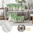 thumbnail image 6 of Outdoor Pillow Covers Pack of 2, Farmhouse Leaf Vine Waterproof Throw Pillowcase Cushion Cases, Rustic Green Leaves on Beige Decorative Pillow Cover for Couch Sofa Home Bed Patio, 6 of 9