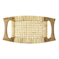 thumbnail image 4 of Butler Specialty Tristan Wood And Rattan Stool In Natural, 4 of 4
