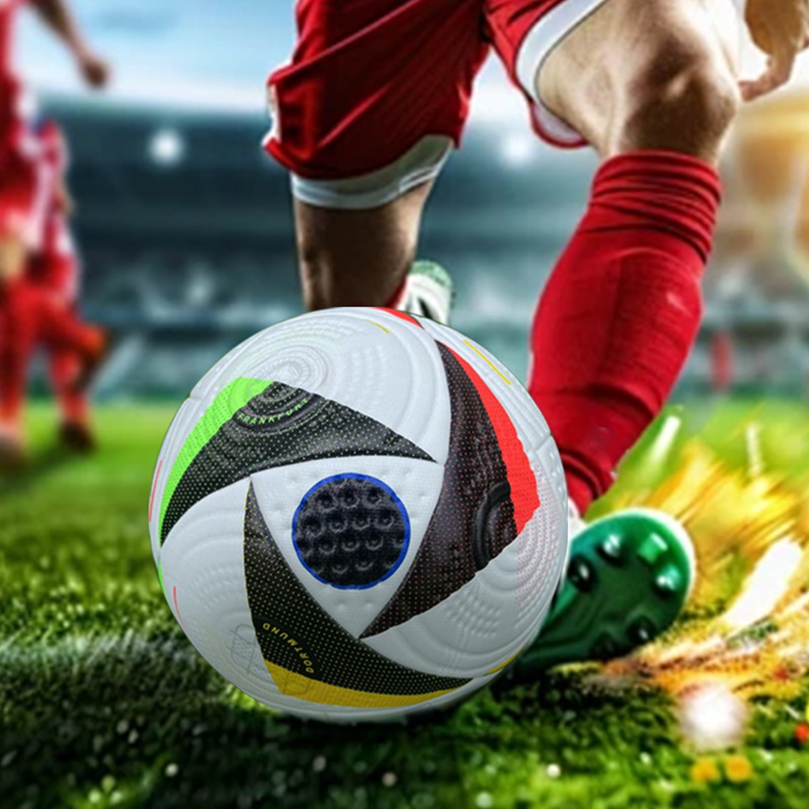 Outdoor Sports Training PU Football Offical Size 5 Soccer for Adult Outdoor Competition Training, Entertainment
