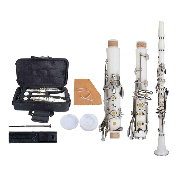 1 Clarinet with Case, Reeds, , Clip Musical Accessories for Beginners Starter - Walmart.com