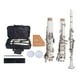 thumbnail image 1 of para estudiantes principiantes con estuche, paño de limpieza, guantes, cañas, clip de cañas y destornillador, kit de instrumentos mus shamjiam instrumentos de clarinete en si bemol, 1 of 9