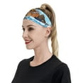thumbnail image 5 of Uemuo Animals on Noah's Ark Floating Printed Sports Headbands for Men Women,Moisture Wicking Workout Headband, Sweatband Headbands,Non-slip Workout Gym Yoga Headband, 5 of 9