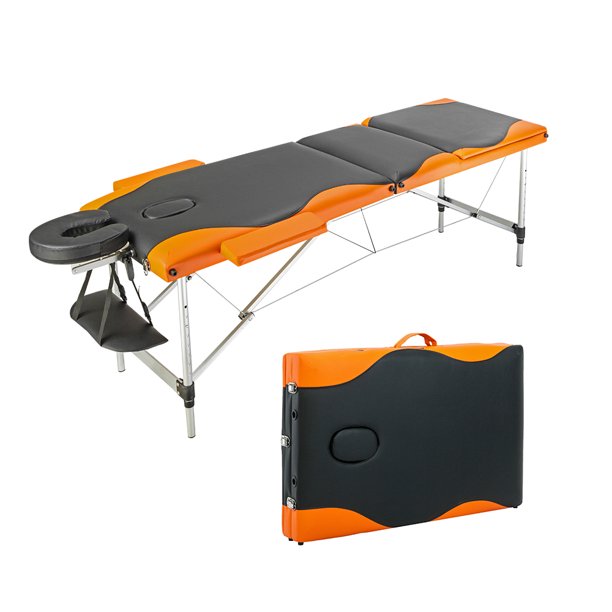 Portable Massage Table, 73" Foldable Table, Height Adjustable Facial