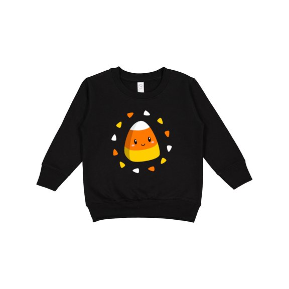 Inktastic Cute Halloween Candy Corn Toddler Sweatshirt