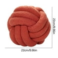 thumbnail image 5 of TERGAYEE Soft Knot Ball Pillows,Handmade Round Throw Pillow Cushion Home Decoration Plush Pillow,Throw Knotted Pillow for Bed,Couch,Bedroom Home Decor, 5 of 5