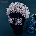 thumbnail image 5 of Bridal/Pageant Tiara - Crystal Crown Hair Accessories, Luxury Headdress Alloy for Women & Girls, 5 of 18