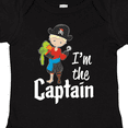 thumbnail image 4 of Inktastic I'm the Captain- pirate boy Boys Baby Bodysuit, 4 of 5