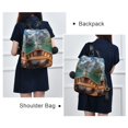 thumbnail image 4 of FORMRS Women's Travel Backpack Purse Anti-Theft Hidden Pockets Casual Shoulder Bag, Lake, 4 of 7