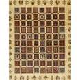 thumbnail image 1 of Ahgly Company Indoor Rectangle Abstract Red Brown Abstract Area Rugs, 2' x 3', 1 of 6