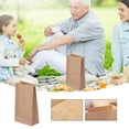 thumbnail image 4 of YoeXGDS Paper Lunch Bags 150 Count Khaki Paper Bags for Lunch and Used for Craft Bags, Reusable Snacks, Popcorns Party Khaki Paper Bags 7inch, 4 of 8