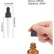 thumbnail image 2 of Juego de 12 goteros de vidrio para aceites esenciales de 50 ml con tapa giratoria a presión. Pipetas con aplicador de rodillo para frascos de aceites esenciales., 2 of 8