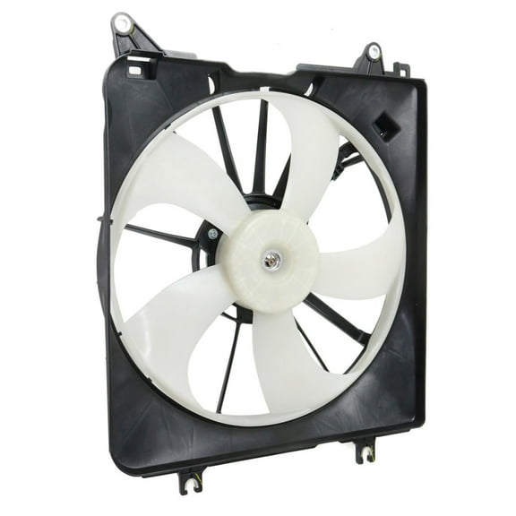 For Honda CR-V 2017 18 19 20 21 2022 Radiator Fan Assembly Driver Side | Single Fan | 1.5L/2.4L | Replacement For HO3115169, HO3115170 | 19030-5PA-A01, 19020-5PA-A01