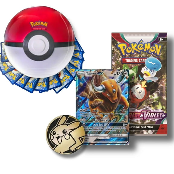 Paquete de fiesta Pokémon TCG con 50 cartas surtidas, 1 ultra rara