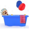 thumbnail image 3 of Cepillo para perros, cepillo de baño para mascotas, 2 uds., cepillo de masaje de silicona, herramienta de aseo para mascotas, 3 of 3