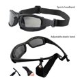 thumbnail image 2 of Lunettes de moto, vision nocturne, antichoc, protection UV, lunettes de sport pour cyclisme, randonnée, conduite, 2 of 4