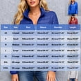 thumbnail image 3 of Sexlip Women's Puffer Jackets Quilted Packable Puffy Coats Lightweight Winter Warm Zip Up Down Jacket Stand Collar Blue S, 3 of 6