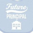 thumbnail image 4 of Inktastic Future School Principal Boys or Girls Baby Bib, 4 of 4