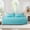 Blue, variant on 3 Pcs White Sofa Daybed Cover Set Twin Size Daybed Bedding Double Sided Bed Set All Season Cozy Bedding Solid Color Classic Design Daybed Quilt Set with Matching Shams,39"x75"