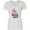 AA-White, variant on Inktastic Be a Flamingo in a Flock of Pigeons with Flowers Women's V-Neck T-Shirt