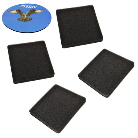 Filstar Micro Filtration Pads - HQRP 4-pack Replacement 30 ppi Foam Pads for Rena Filstar xP XP-1 XP-2 XP-3 XP-4 XPS XPM XPL XPXL Aquarium Canister Filter + HQRP Coaster