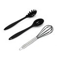 thumbnail image 2 of Juego de 10 utensilios de cocina de silicona sin BPA LAOSD 10 piezas negras, 2 of 5