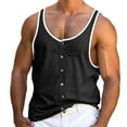 thumbnail image 2 of Awdenio Vest for Men Casual Holiday Street Hipsters Sleeveless Tank Top Mens Tank Tops Tank Men Tank, 2 of 3