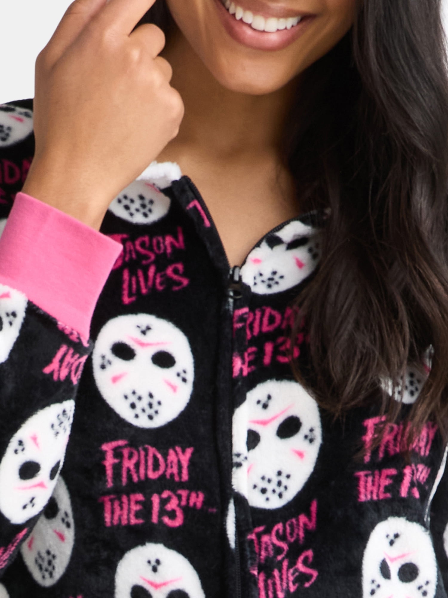 Warner Bros Friday the 13th Women's Jason Graphic Union Suit, Sizes XS-3X