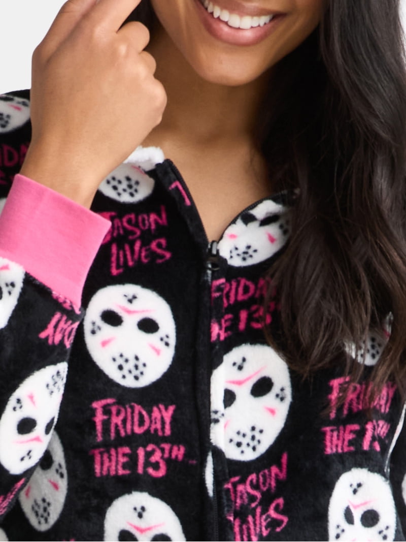 Warner Bros Friday the 13th Women's Jason Graphic Union Suit