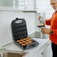 thumbnail image 7 of Snmubt Convenient Donut Machine Donut Machine Sandwich Machine Home Breakfast Machine Cake Baking Pan Double Heating Bread Machine (A), 7 of 7
