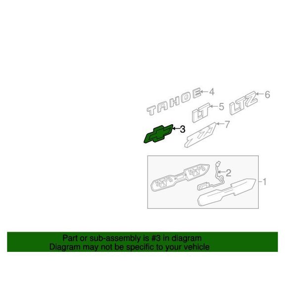 GM 22814069 Emblem Asm-L/Gate