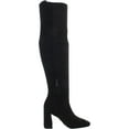 thumbnail image 2 of Sam Edelman Womens Cosette Faux Suede Square Toe Over-The-Knee Boots, 2 of 3