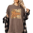 thumbnail image 3 of Trendy Mama Checkered Fall Shirt for Women Cute Sunflower Floral Tee for Moms Espresso Shirt Adult X-Large, 3 of 4