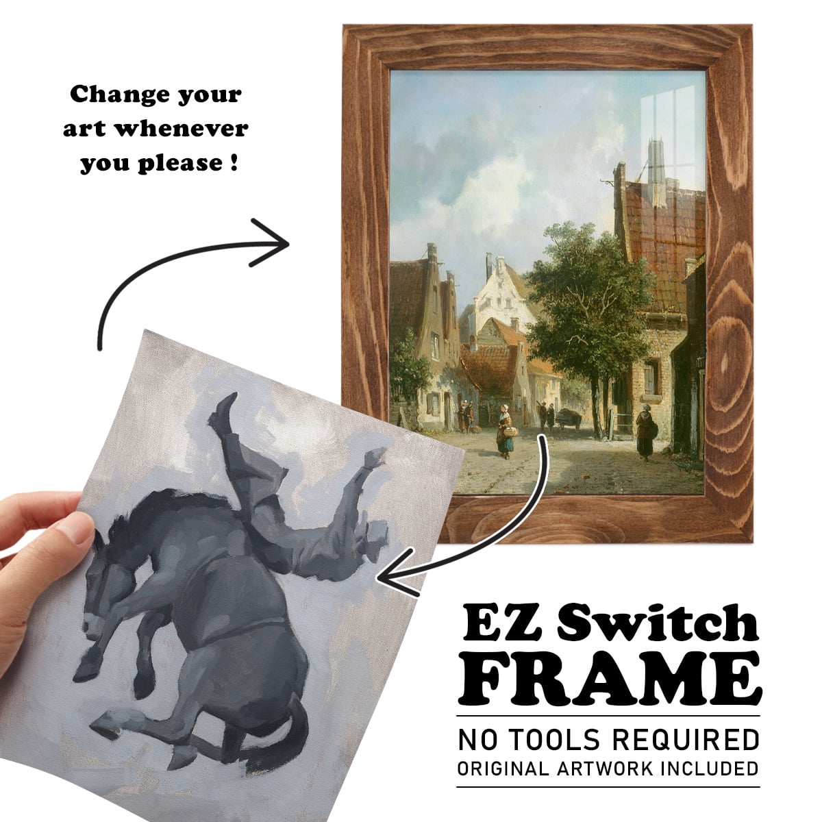 Getting Pitched II - Framed Print w/glass - Walnut