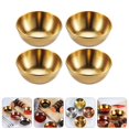 thumbnail image 5 of High Quality Multipurpose Stainless Steel Tableware Sauce Dishes Household Small Bowl Sauce Plate Food Snack Dish Seasoning Dish SILVER 1PC, 5 of 8
