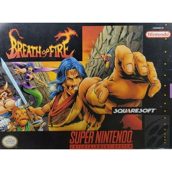 Restored Breath of Fire (Super Nintendo, 1994) RPG Game (Refurbished)