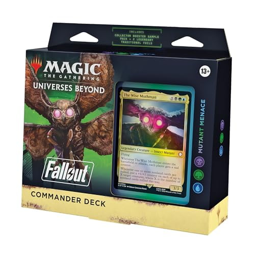 Walmart's Magic: The Gathering Fallout Commander Deck - Mutant Menace,  Collector Pack Battle Box Trading Card Game - Walmart.com